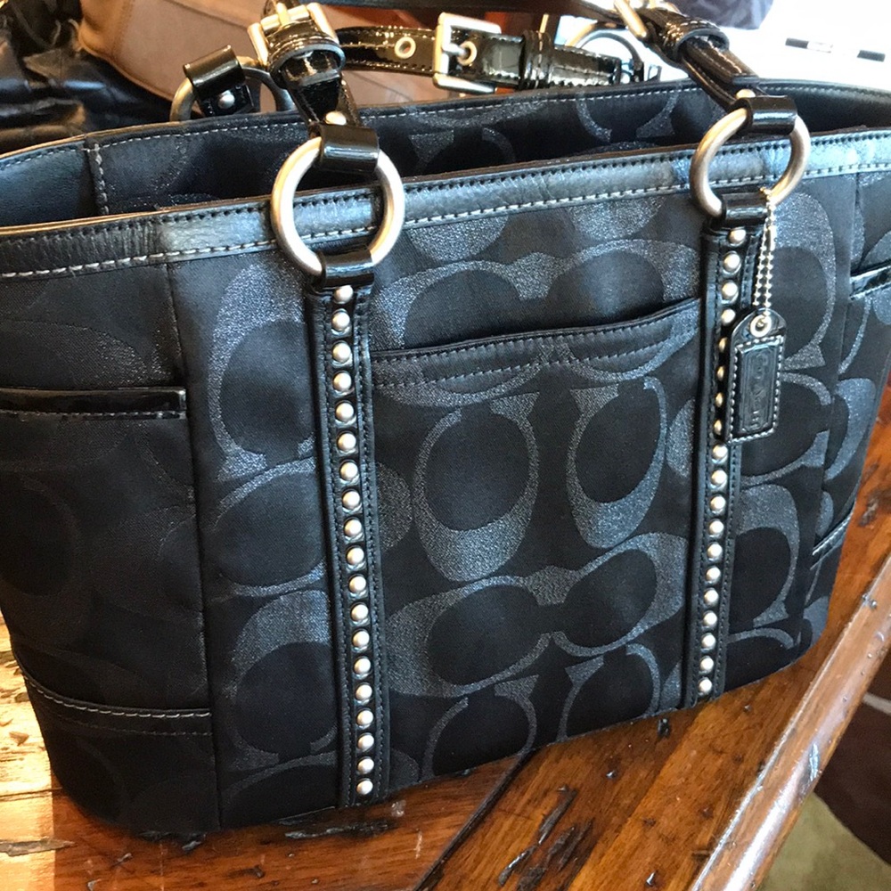 Coach Black Shoulder Bag